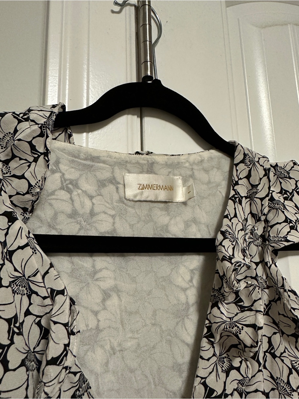 Zimmermann floral silk ruffle dress - Picture 4 of 7
